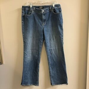 Women's Additions by Chico Lustros SH Jeans Platinum Denim. Size 3 Short 16- XL